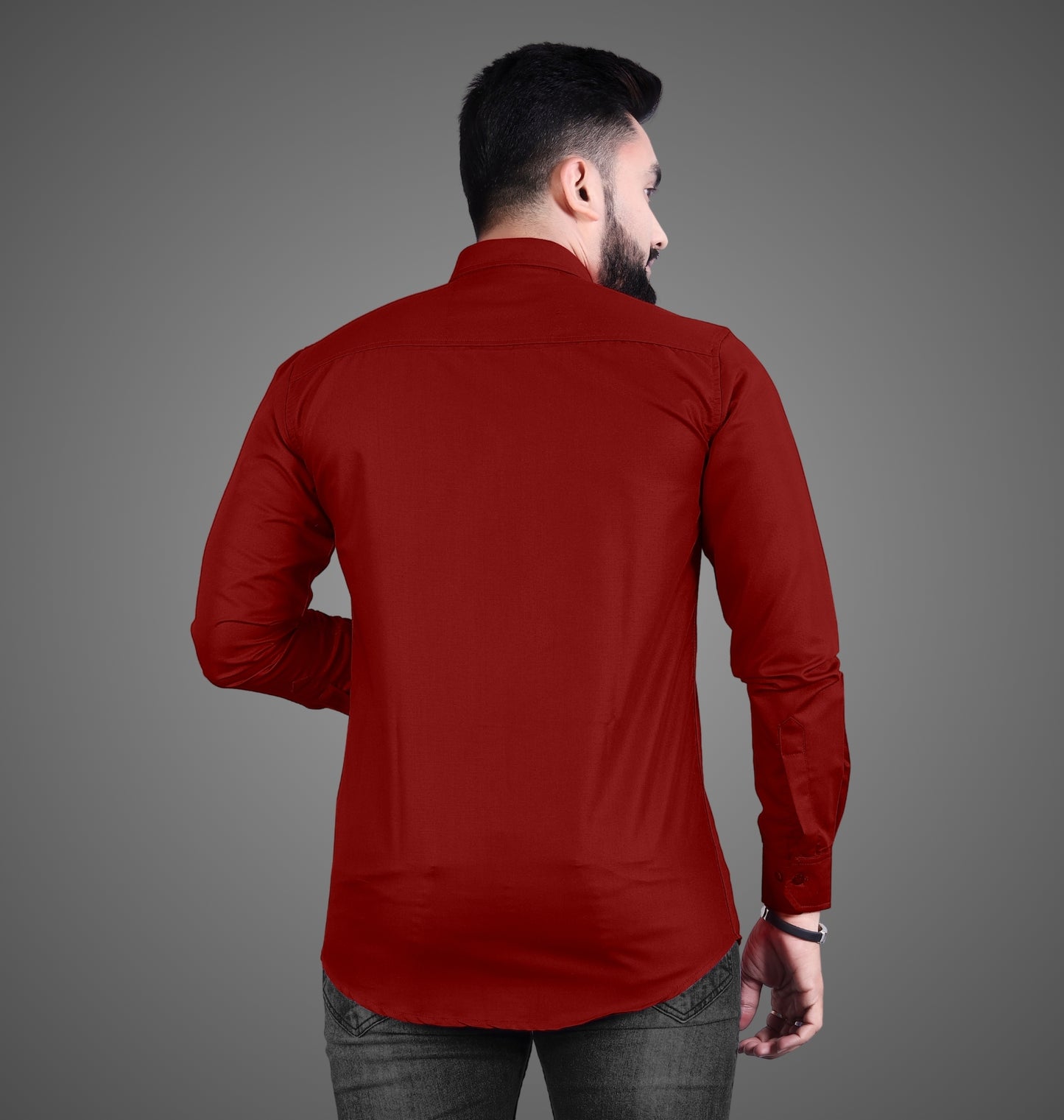 Men's Premium Cotton Blend Full Sleeve Formal Shirt – Slim Fit, Office Wear