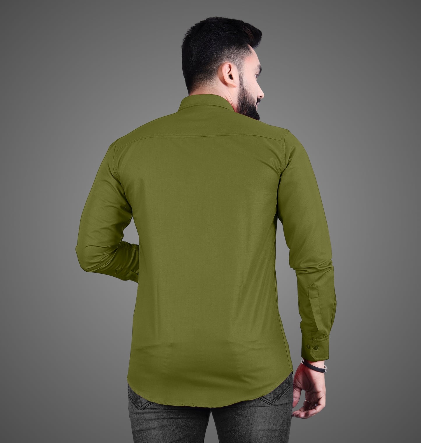 Men's Premium Cotton Blend Full Sleeve Formal Shirt – Slim Fit, Office Wear