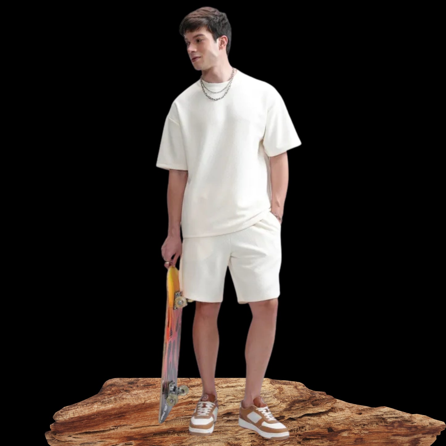 MEN'S T-SHIRT AND SHORTS