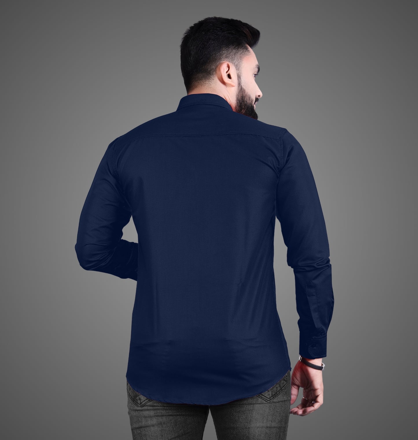 Men's Premium Cotton Blend Full Sleeve Formal Shirt – Slim Fit, Office Wear