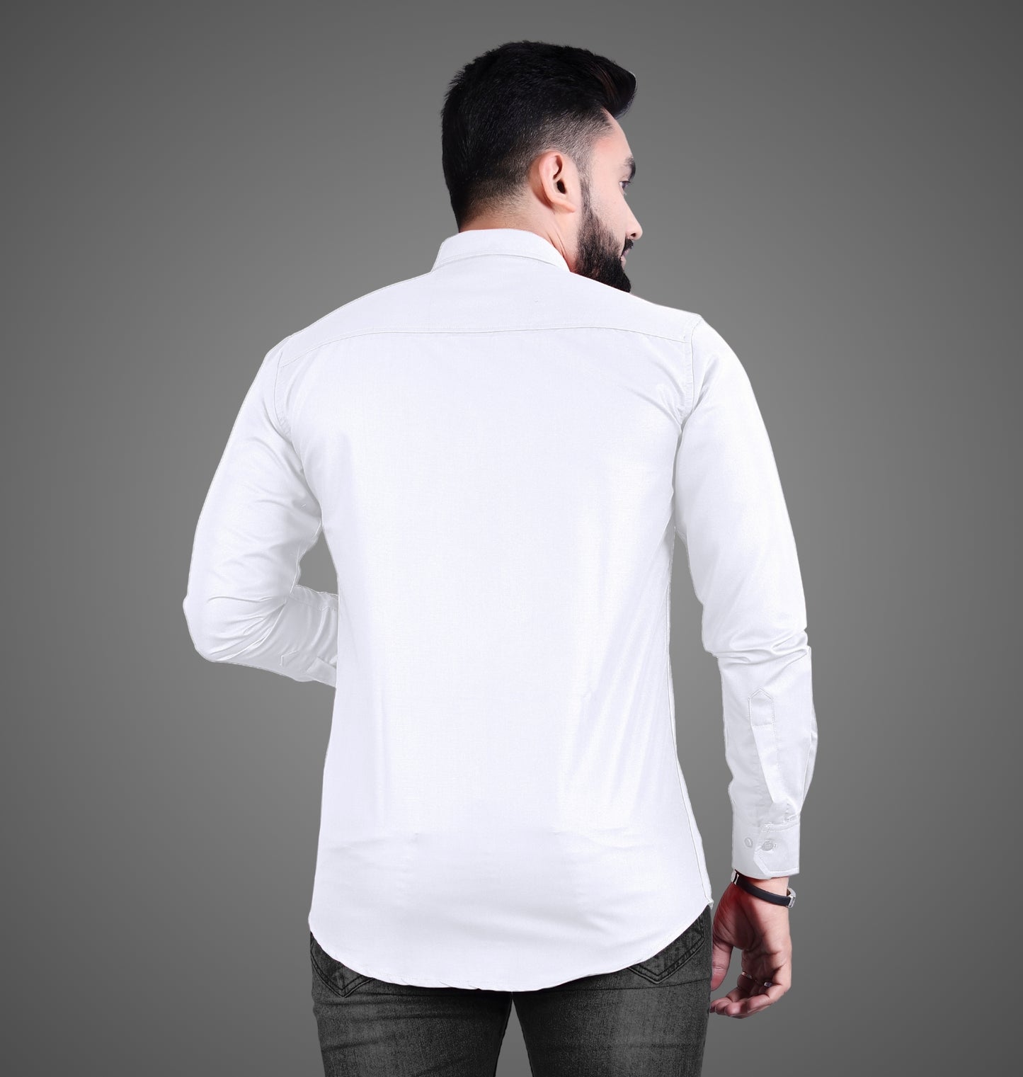 Men's Premium Cotton Blend Full Sleeve Formal Shirt – Slim Fit, Office Wear